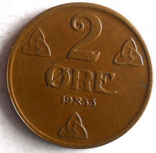 1935 NORWEGIA 2 ORE - Doskonała moneta - DARMOWY STATEK - Kosz #358 na sprzedaż  Wysyłka do Poland