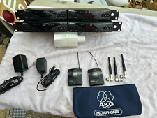 Usado, Lote de pacotes de carroceria de microfones sem fio AKG SR400 PT400 comprar usado  Enviando para Brazil