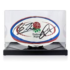 Bola de rugby inglesa assinada por Jonny Wilkinson e Martin Johnson. Vitrine comprar usado  Enviando para Brazil