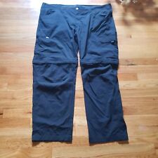 Usado, PANTALONES COLOMBIA HOMBRE 44 X 30 - NEGROS Convertibles OMNI-ESCUDO SENDERISMO CAMPING segunda mano  Embacar hacia Argentina