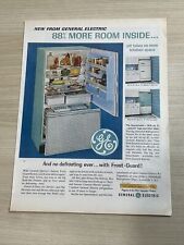 General Electric GE Refrigerator Frost Guard 1962 Vintage Impressão Ad Life Magazine, usado comprar usado  Enviando para Brazil