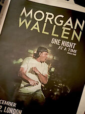 Morgan Wallen Tour Dates Ad One Night O2 Newspaper Advert Poster Full Page 14x11 comprar usado  Enviando para Brazil