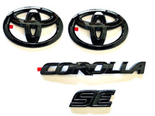 NEW Gloss Black OVERLAY EMBLEM Fit 2020-2024 TOYOTA COROLLA SE PT948-02201-02 for sale  Shipping to South Africa