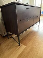 black ikea drawers chest for sale  LONDON