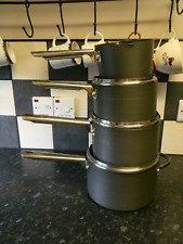 MEYER ANOLON  PROFESSIONAL set of 4 saucepans, used for sale  Shipping to South Africa