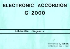 ELEX G-2000 Service Manual repair Schematic Diagrams Schaltplan Schema G2000, usado segunda mano  Embacar hacia Argentina