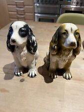 Spaniel pottery dogs for sale  GOOLE