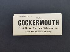 Luggage label cockermouth for sale  BURNHAM-ON-CROUCH