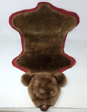 Tapete de pelúcia vintage marrom ursinho de pelúcia animal falso pele de urso brinquedo decorativo M24 comprar usado  Enviando para Brazil