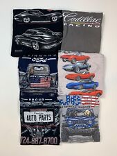 Usado, LOTE 6 camisetas para adultos Ford Chevy Corvette de carreras de autos para hombre con gráficos musculosos segunda mano  Embacar hacia Argentina