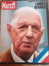 Gaulle paris match d'occasion  Fécamp