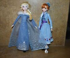 Conjunto de bonecas Anna And Elsa Olaf's Frozen Adventure Disney Store bonecas oficiais usadas comprar usado  Enviando para Brazil