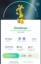 Gholdengo pokemon trade go pgkg, used for sale  Shipping to South Africa