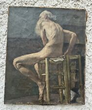 Ancien tableau vieillard d'occasion  Rosny-sur-Seine