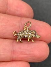 gold pig charm for sale  BRIGHTON