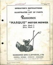 Ransomes marquis mk2 for sale  CALLINGTON