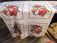 Vintage tablecloth heavy for sale  New Albany