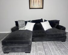 blue microfiber couch for sale  Lithonia