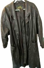 Real leather coat for sale  Kiln