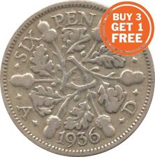 Silver sixpence george for sale  BURNTWOOD