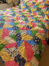 double patchwork quilt for sale  FARNHAM
