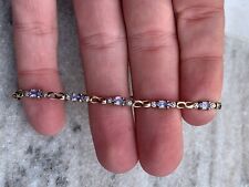 9ct Gold, Tanzanite And Diamond Bracelet ￼4.1 Grams for sale  Shipping to South Africa