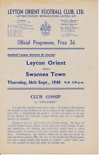 Leyton orient swansea for sale  LONDON