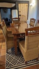 cane dining room chairs for sale  LYNMOUTH