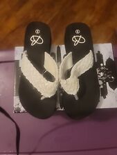 Black white sandals for sale  Winston Salem