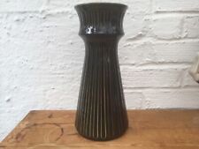 Vase ribbed glass for sale  MAIDENHEAD