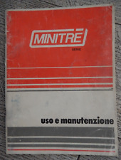 Uso manutenzione minitre usato  Italia