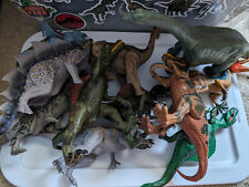 LOTE de bonecos de dinossauro articulados brinquedo de dinossauro pacote grande estegossauro tiranossauro comprar usado  Enviando para Brazil