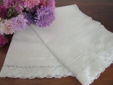 Antique white linen for sale  SEAFORD