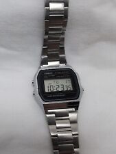 Used, Casio Classic A158WA-1DF Wrist Watch for Men - Silver for sale  Shipping to South Africa