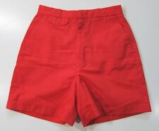 Usado, Vintage Casual Corner Cotton Red High Rise Waist Cuff Chino Shorts Women Small  segunda mano  Embacar hacia Argentina