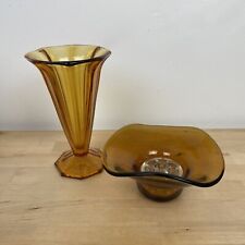 Vintage mcm amber for sale  BRISTOL