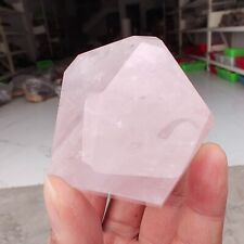 Usado, Cristal de quartzo rosa natural 210 g poliedro irregular cura de rocha Z864 comprar usado  Enviando para Brazil