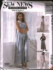 6425 Vintage McCalls SEWING Pattern Misses 1970s Jumpsuit Unlined Jacket Dress, used for sale  Shipping to South Africa