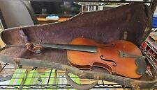 Antiguo proyecto de violín vintage con estuche Japón (necesita reparación) sin arco segunda mano  Embacar hacia Argentina