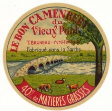 Etiquette fromage camenbert d'occasion  Clermont-en-Argonne