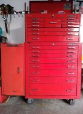 MAC TOOL BOX with  CORNWELL SIDE CABINET ... has some tools for sale  Gurnee