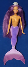 Muñeca Mattel Barbie Mermaid Fantasy 2002 AA Christie cabello púrpura sirena segunda mano  Embacar hacia Argentina