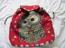 Red embroidered owl for sale  BELFAST