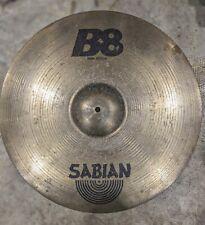 Platillo batería de percusión estudio de percusión banda de grabación de música Sabian B8 de 20 segunda mano  Embacar hacia Mexico