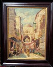 Quadro orientalista bazar usato  Ferrara