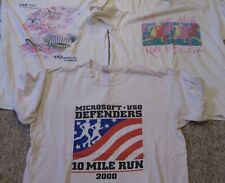 Três Washington, DC área evento de corrida L & Xl Camisetas de 1990S E 2000., usado comprar usado  Enviando para Brazil