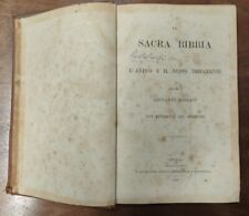 1864 sacra bibbia usato  Genova