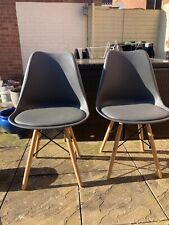 Kitchen chairs. grey for sale  YORK