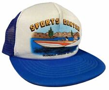 Vintage Sports Center Boating Hat Glendale, AZ Trucker Snapback Youngan Cap for sale  Shipping to South Africa