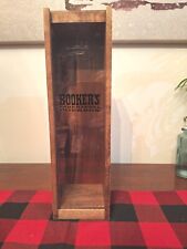 Bookers True Barrel Bourbon Box, 14x4x4, com painel deslizante de plexiglass, vazio comprar usado  Enviando para Brazil